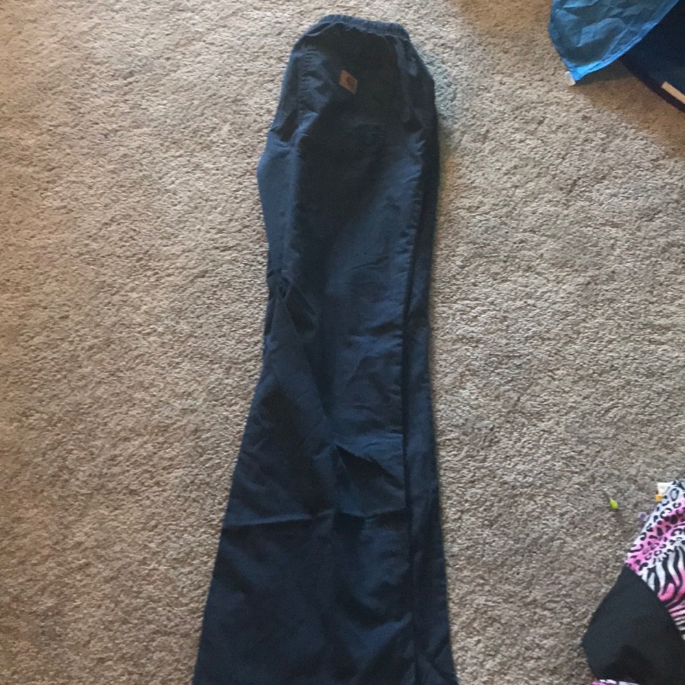 Carhartt scrub pants size M navy blue